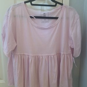 Free people /we the free odyssey peplum top